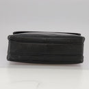 Burberrys Shoulder Bag Leather Black Gold Auth mr850-5
