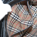 Burberrys Shoulder Bag Leather Black Gold Auth mr850-23