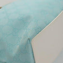 GUCCI GG Canvas Tote Bag Light Blue Auth mr865-9