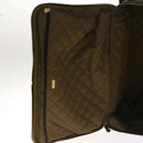 FENDI Zucca Canvas Carry Case Boston Bag Black Brown Auth mr869-24