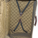 FENDI Zucca Canvas Carry Case Boston Bag Black Brown Auth mr869-27