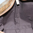 GUCCI GG Crystal Sherry Line Hand Bag Gray Gold Brown Auth mr876-19