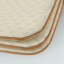 GUCCI Micro GG Supreme Shoulder Bag PVC Leather White Auth mr903-12