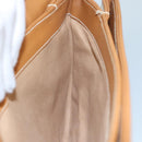 GUCCI Micro GG Supreme Shoulder Bag PVC Leather White Auth mr903-19