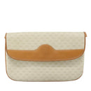 GUCCI Micro GG Supreme Shoulder Bag PVC Leather White Auth mr903-2