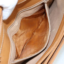 GUCCI Micro GG Supreme Shoulder Bag PVC Leather White Auth mr903-22