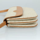 GUCCI Micro GG Supreme Shoulder Bag PVC Leather White Auth mr903-5