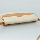 GUCCI Micro GG Supreme Shoulder Bag PVC Leather White Auth mr903-6