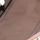 Burberrys Nova Check Boston Bag PVC Leather Beige Auth mr913-9