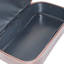 Burberrys Nova Check Boston Bag PVC Leather Beige Auth mr913-12