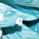 PRADA Tote Bag Nylon Blue Gold Auth mr916-12