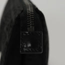 FENDI Zucchino Canvas Pouch Black Auth mr924-8
