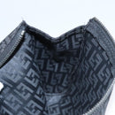 FENDI Zucchino Canvas Pouch Black Auth mr924-17