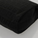 FENDI Zucchino Canvas Pouch Black Auth mr924-14