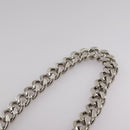 Stella MacCartney Chain Hand Bag Leather 2way Black Silver Auth mr934-16
