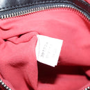 Stella MacCartney Chain Hand Bag Leather 2way Black Silver Auth mr934-11