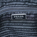 PRADA Shoulder Bag Nylon Black Silver Auth mr935-20