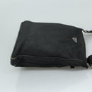 PRADA Shoulder Bag Nylon Black Silver Auth mr935-3