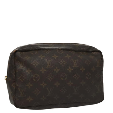 LOUIS VUITTON Monogram Trousse Toilette 28 Clutch Bag M47522 LV Auth mr936