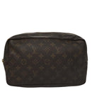 LOUIS VUITTON Monogram Trousse Toilette 28 Clutch Bag M47522 LV Auth mr936-13