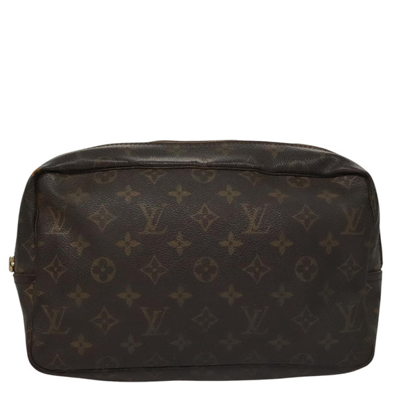 LOUIS VUITTON Monogram Trousse Toilette 28 Clutch Bag M47522 LV Auth mr936