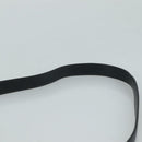 CELINE Macadam Canvas Shoulder Bag Suede Leather Navy Auth mr965-8