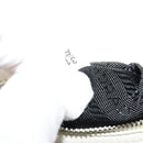 PRADA Gathered Chain Shoulder Bag Leather White Silver Auth mr992-12