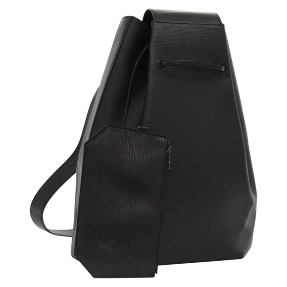 LOUIS VUITTON Epi Sac A Dos Shoulder Bag Black M80153 LV Auth MX006