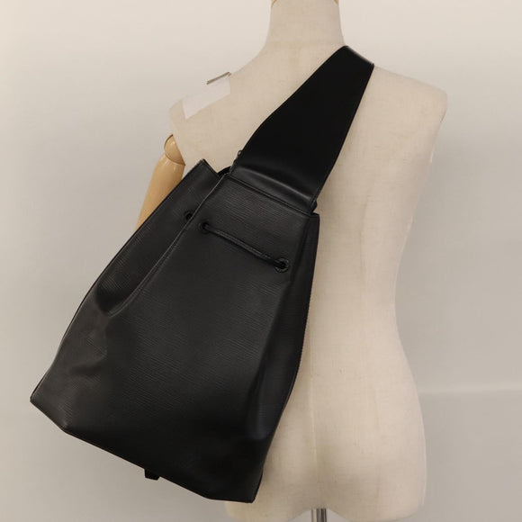 LOUIS VUITTON Epi Sac A Dos Shoulder Bag Black M80153 LV Auth MX006