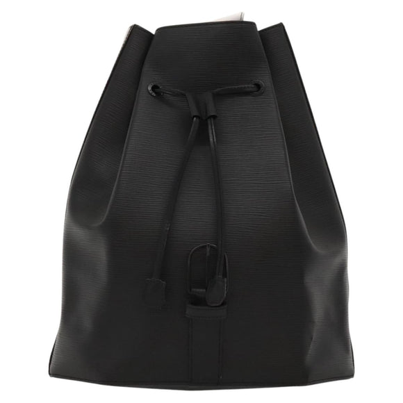 LOUIS VUITTON Epi Sac A Dos Shoulder Bag Black M80153 LV Auth MX006
