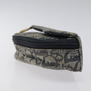 Christian Dior Trotter Canvas Saddle Pouch Navy Auth MX016-3