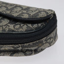 Christian Dior Trotter Canvas Saddle Pouch Navy Auth MX016-7