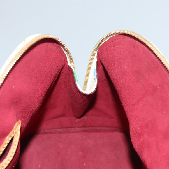 LOUIS VUITTON Monogram Multicolor Alma Hand Bag White M92647 LV Auth MX019