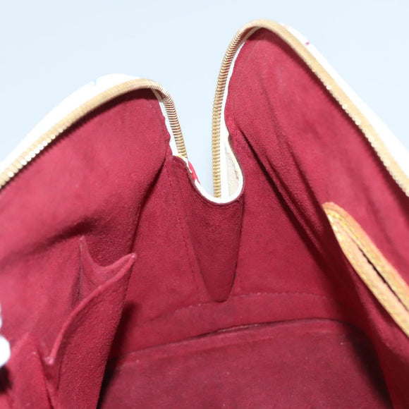 LOUIS VUITTON Monogram Multicolor Alma Hand Bag White M92647 LV Auth MX019