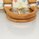 LOUIS VUITTON Monogram Multicolor Alma Hand Bag White M92647 LV Auth MX019-7