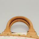 LOUIS VUITTON Monogram Multicolor Alma Hand Bag White M92647 LV Auth MX019-8