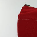 BURBERRY Nova Check Blue Label Hand Bag Wool Beige Auth MX023-9