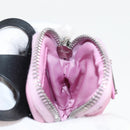 PRADA Smartphone Pouch Shoulder Bag Nylon Pink Silver Auth MX024M-24