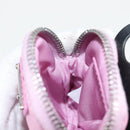 PRADA Smartphone Pouch Shoulder Bag Nylon Pink Silver Auth MX024M-25