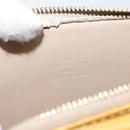 LOUIS VUITTON Monogram Vernis Motto Accessory Pouch Beige M91136 LV Auth MX027-18