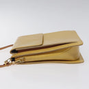LOUIS VUITTON Monogram Vernis Motto Accessory Pouch Beige M91136 LV Auth MX027-4