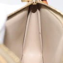 LOUIS VUITTON Monogram Vernis Lexington Accessory Pouch Beige M91010 Auth MX028-19