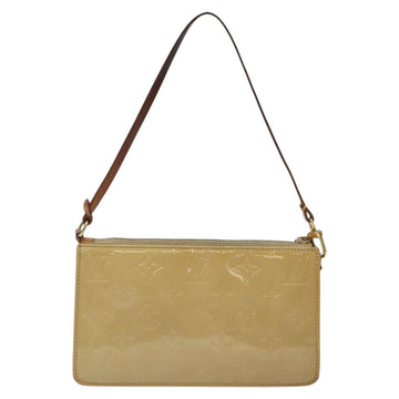 LOUIS VUITTON Monogram Vernis Lexington Accessory Pouch Beige M91010 Auth MX028 - 0