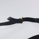 GUCCI Micro GG Supreme Shoulder Bag PVC Navy Gold Auth MX035-14