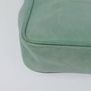 BALENCIAGA The Shoulder Bag Leather Light Blue 138226 Auth MX037-12