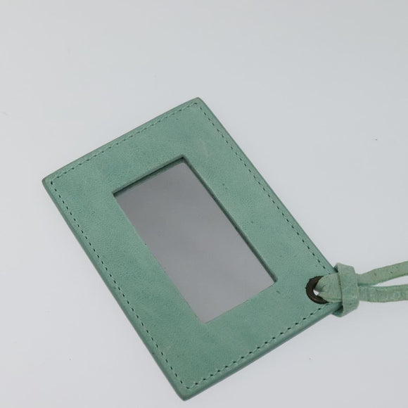 BALENCIAGA The Shoulder Bag Leather Light Blue 138226 Auth MX037