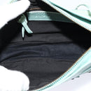 BALENCIAGA The Shoulder Bag Leather Light Blue 138226 Auth MX037-17