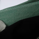 BALENCIAGA The Shoulder Bag Leather Light Blue 138226 Auth MX037-22