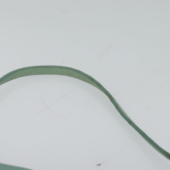 BALENCIAGA The Shoulder Bag Leather Light Blue 138226 Auth MX037