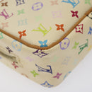 LOUIS VUITTON Monogram Multicolor Trousse Wapity Pouch White M58033 Auth MX041V-16
